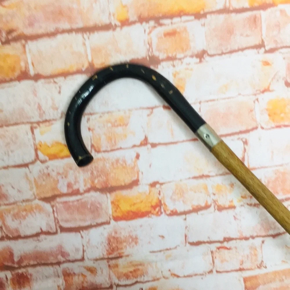 Vintage Set of Three Gentleman's Walking Stick Shepards Crook Entertainer Canes
